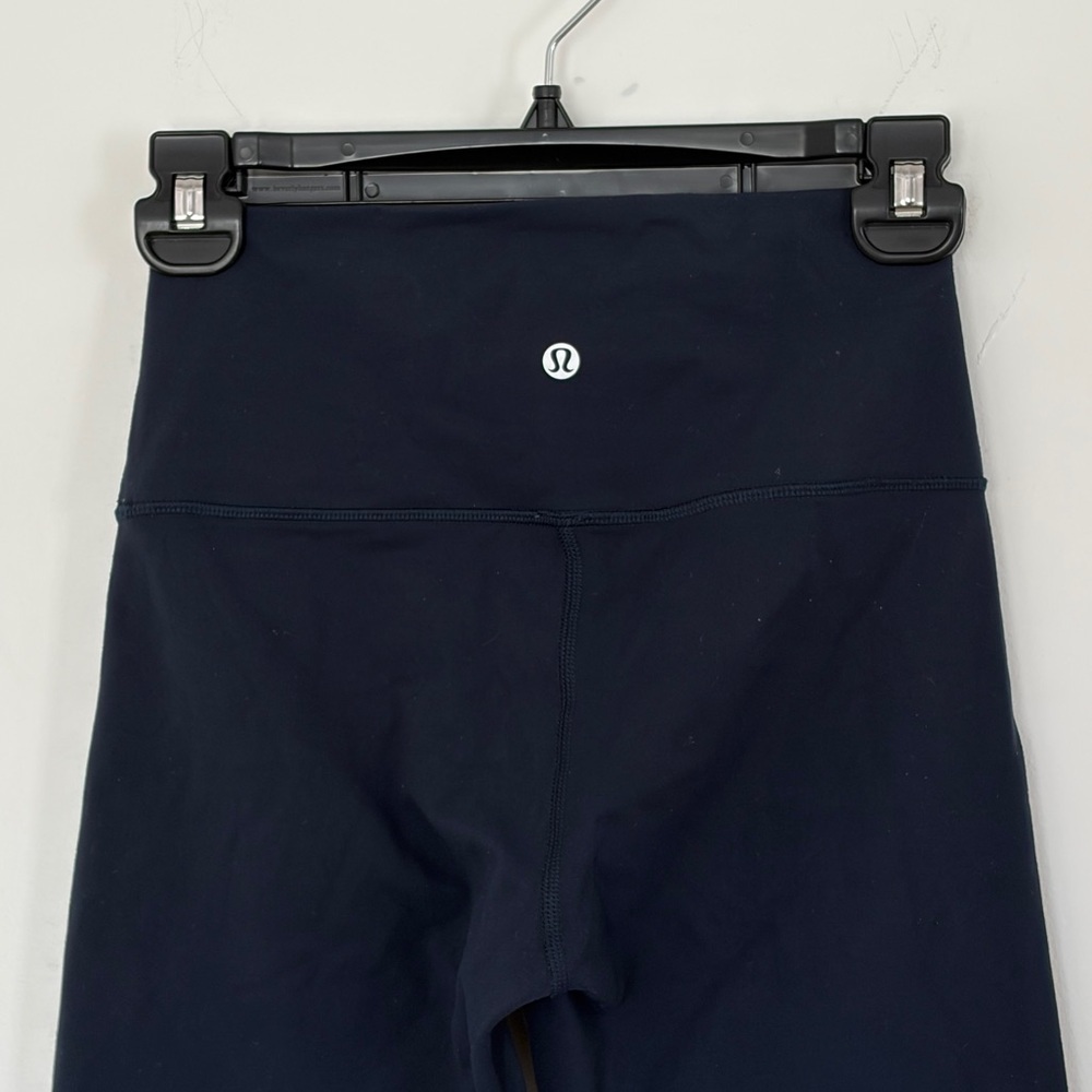 Lululemon Wunder Under Crop Leggings High-Rise Full-On Luxtreme 23" True Navy - Picture 8 of 9